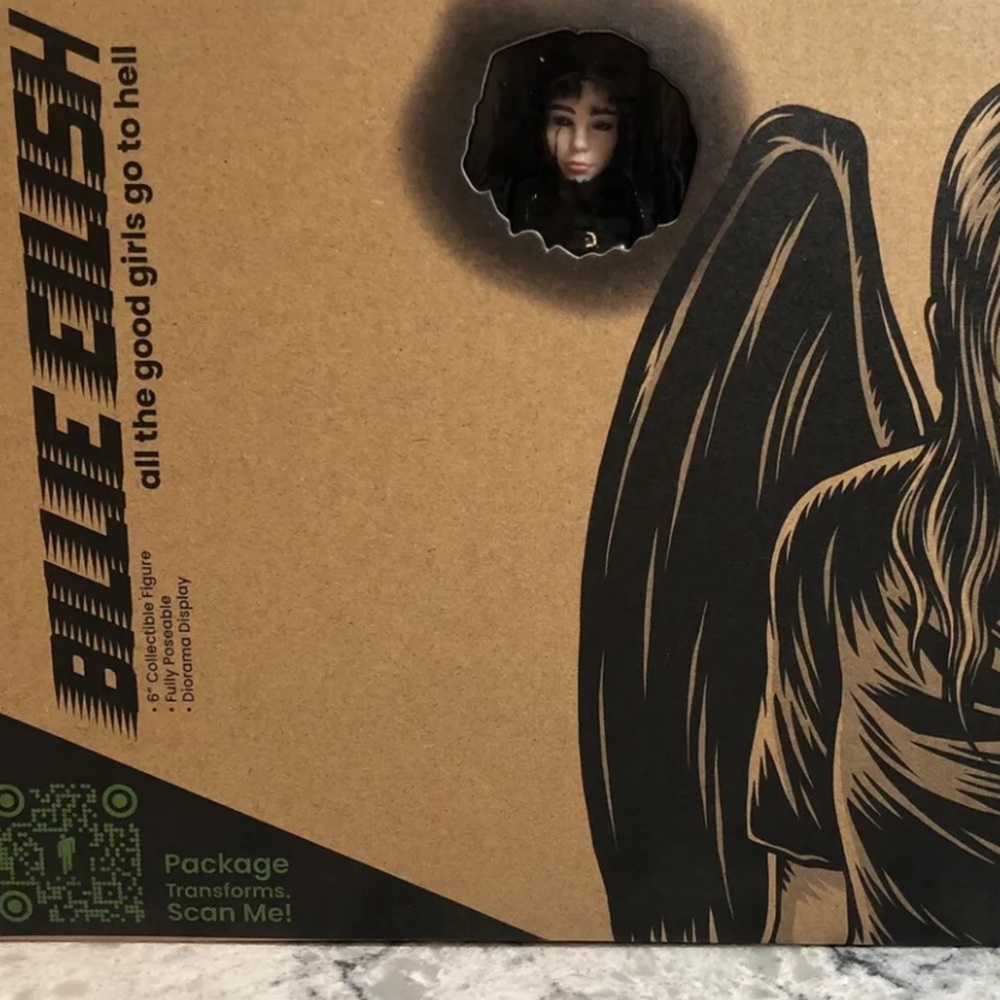Billie Eilish 6" Collectible Figure ALL THE GOOD GIRLS GO TO HELL doll ✨NIB✨ - Picture 4 of 5